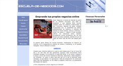 Desktop Screenshot of escuela-de-negocios.com